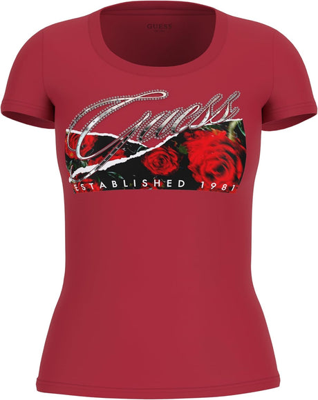 T-Shirt Guess Donna - Bianco Guess  Angolo dello Sport