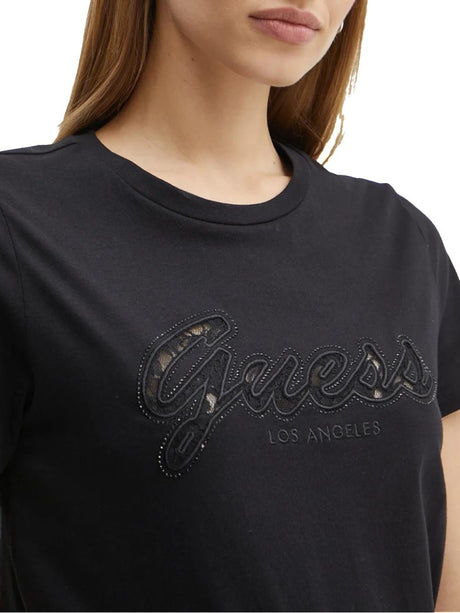 T-Shirt Guess Donna - Nero
