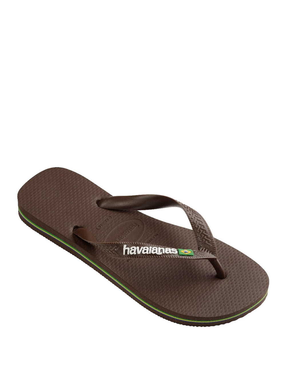 Infradito Brasil Logo Havaianas Unisex - Marrone