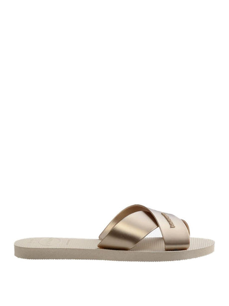 Infradito Aqua Metallic Havaianas Donna - Beige