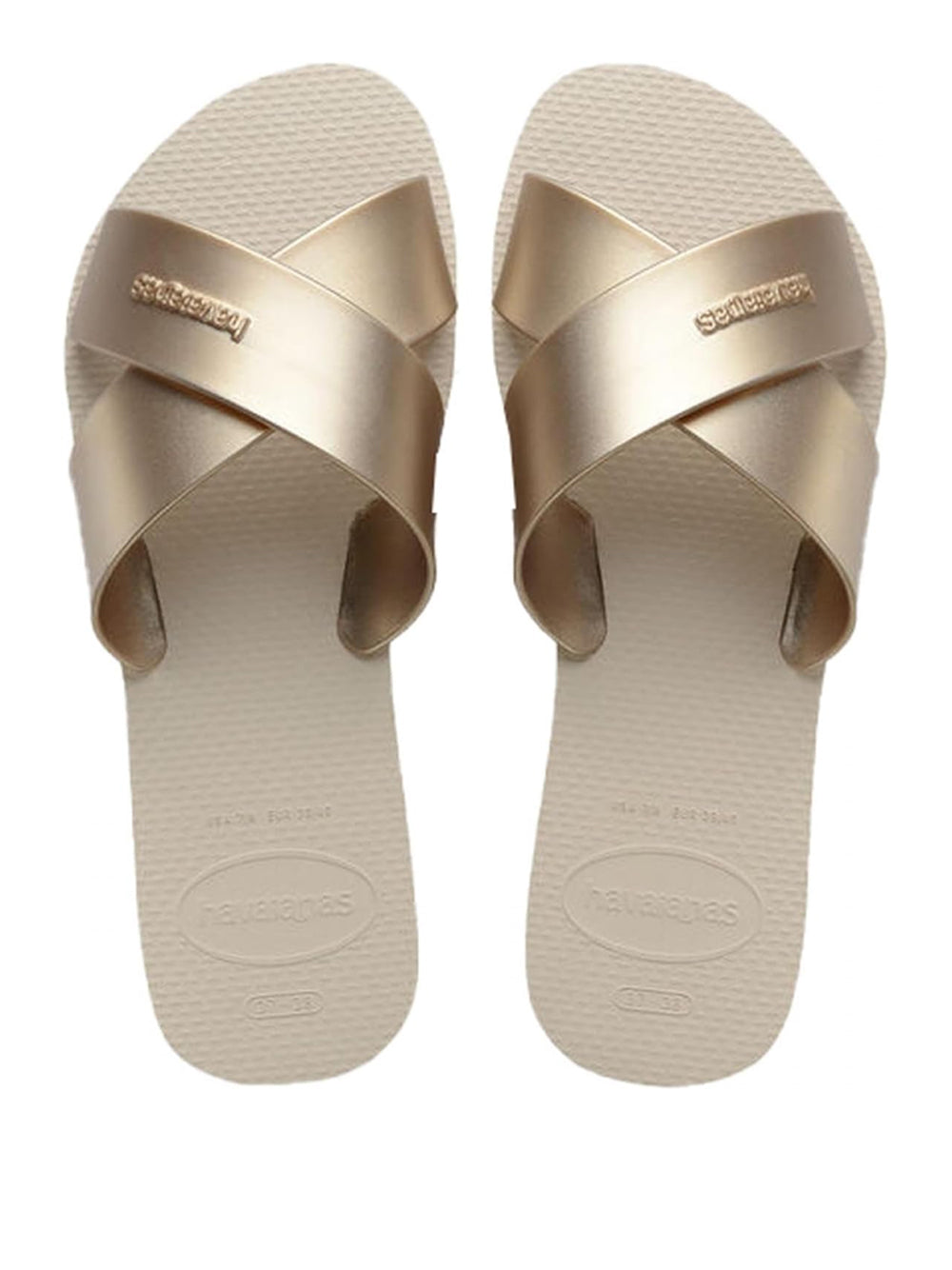 Infradito Aqua Metallic Havaianas Donna - Beige