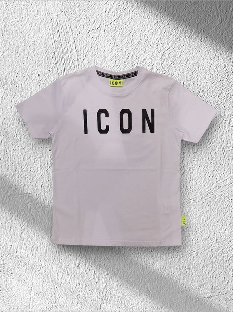 T-Shirt Icon Jr Bambino - Bianco