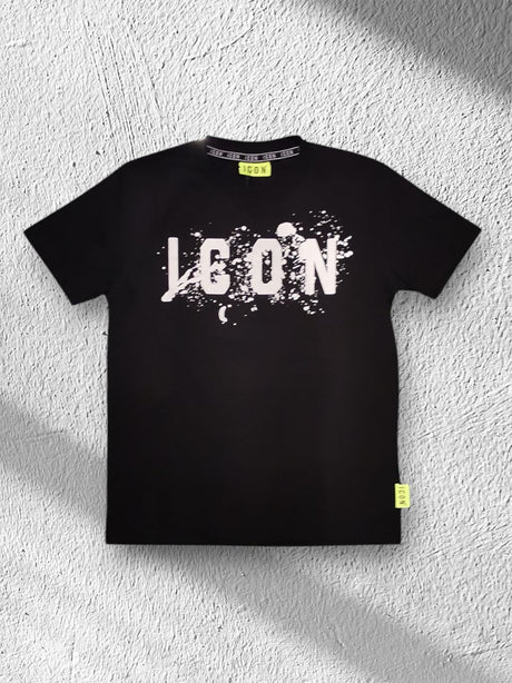 T-Shirt Icon Jr Bambino - Nero