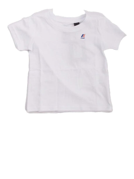 T-shirt K-Way jr Bambino - Bianco