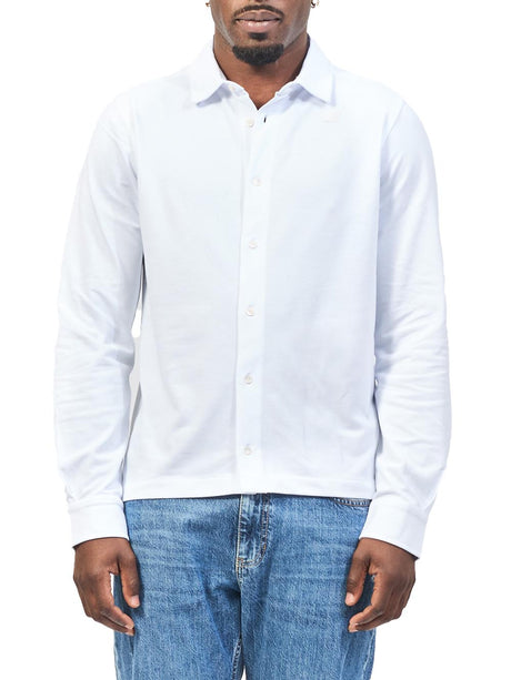 Camicia Timothee Pique K-Way Uomo - Bianco