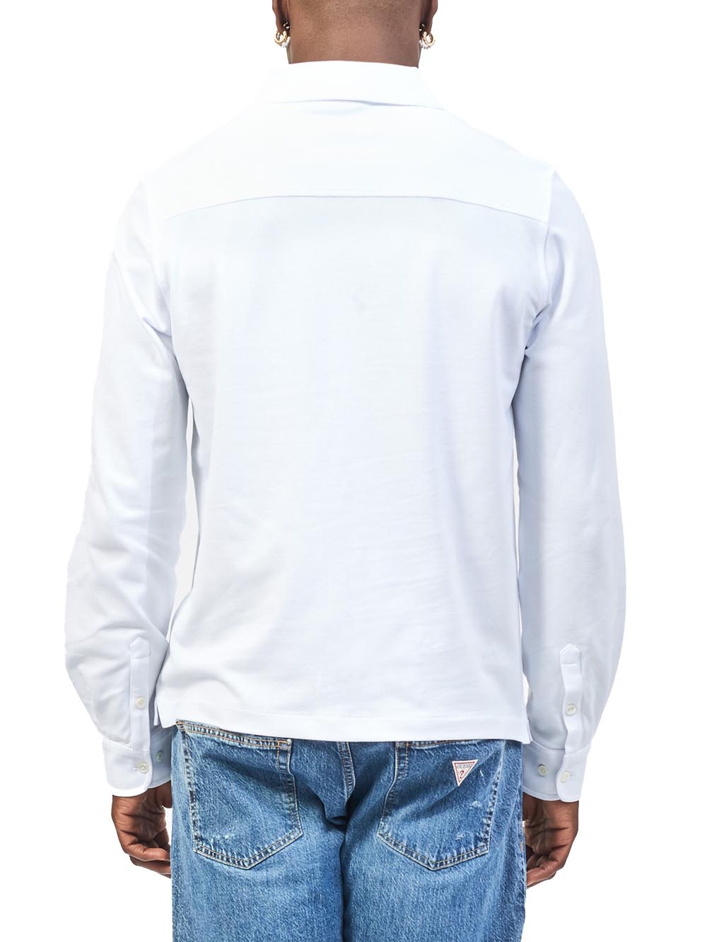 Camicia Timothee Pique K-Way Uomo - Bianco