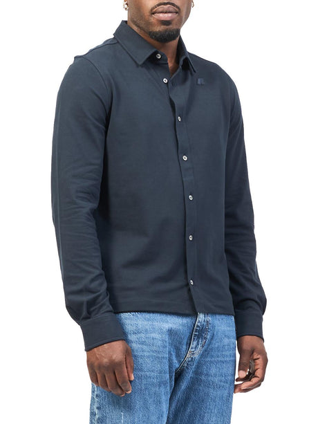 Camicia Timothee Pique K-Way Uomo - Blu