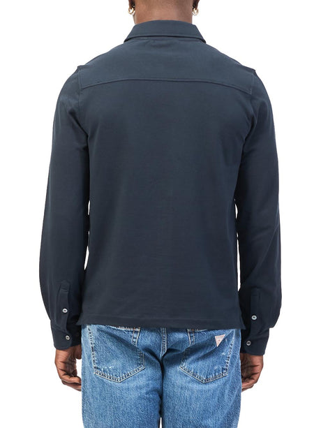 Camicia Timothee Pique K-Way Uomo - Blu