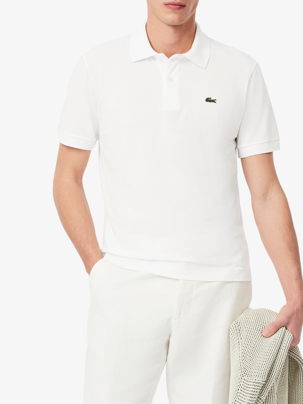 Polo Lacoste Uomo - Bianco
