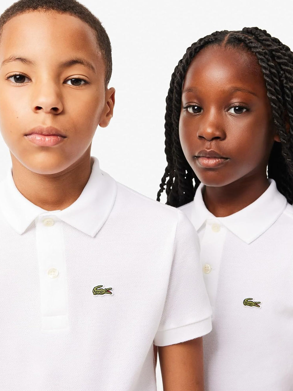 Polo Lacoste Bambino - Bianco