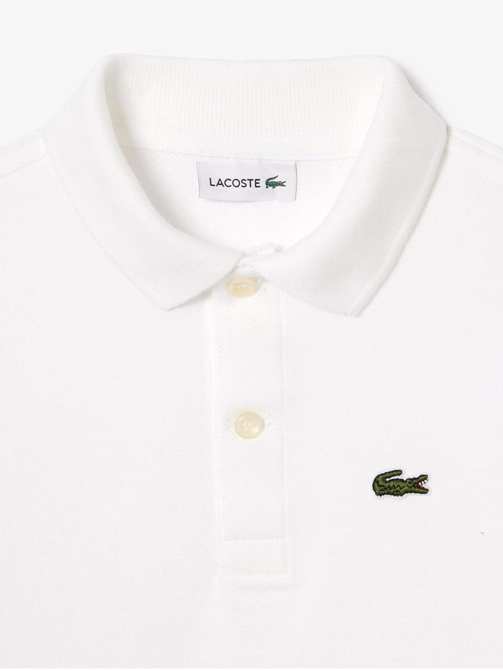 Polo Lacoste Bambino - Bianco