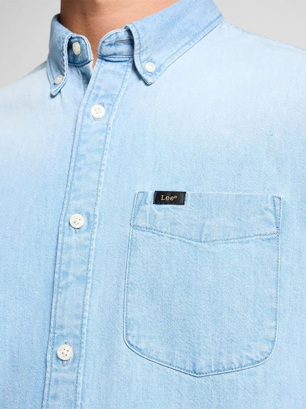 Camicia Button Down Lee Uomo