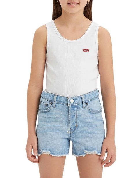 Canottiera Levisjr Bambina - Bianco