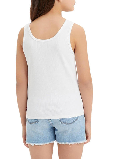 Canottiera Levisjr Bambina - Bianco