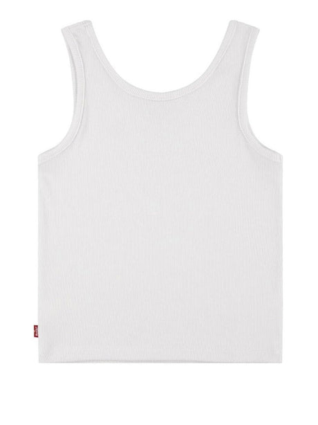 Canottiera Levisjr Bambina - Bianco