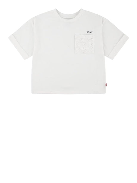 T-shirt Levisjr Bambina - Bianco
