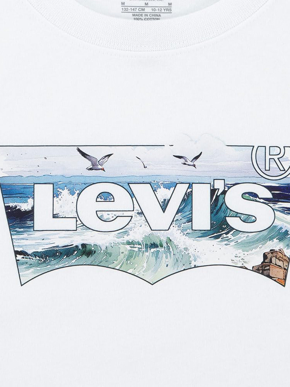 T-shirt Levisjr Bambino - Bianco