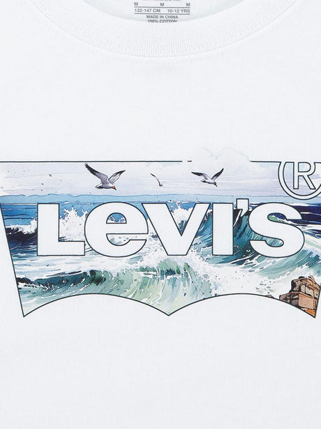 T-shirt Levisjr Bambino - Bianco
