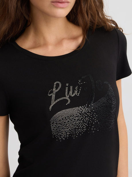 T-Shirt Liu Jo Donna - Nero