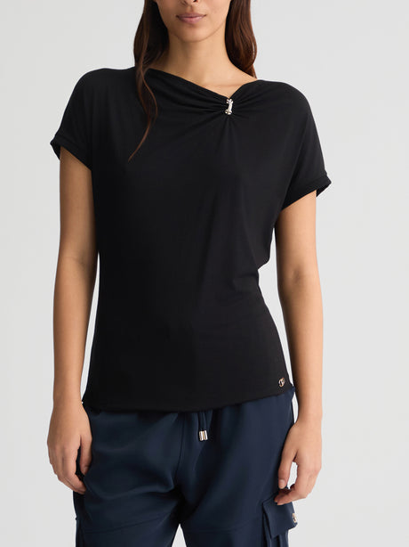 T-Shirt Liu Jo Sport Donna - Nero