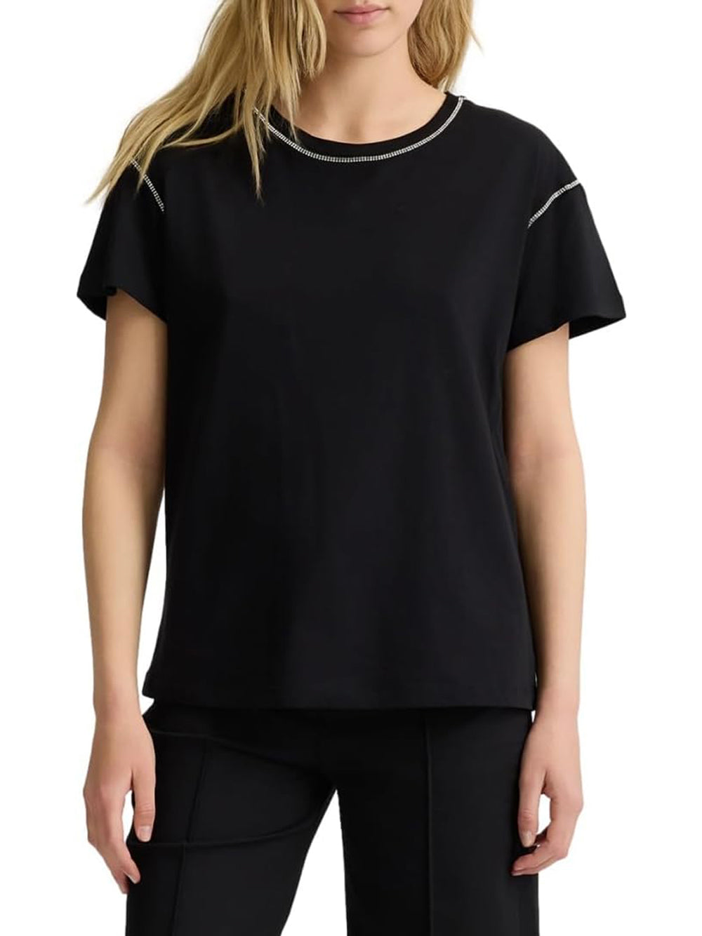 T-shirt Liu Jo White Donna - Nero