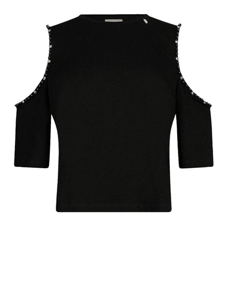 T-Shirt Liu Jo White Donna - Nero