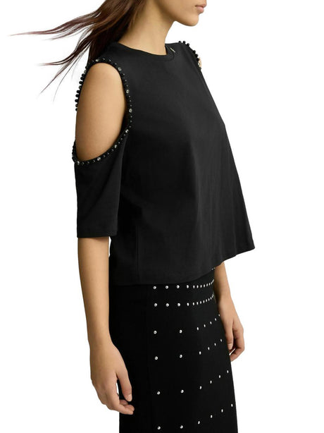 T-Shirt Liu Jo White Donna - Nero