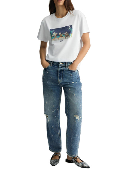 T-Shirt Liu Jo White Donna