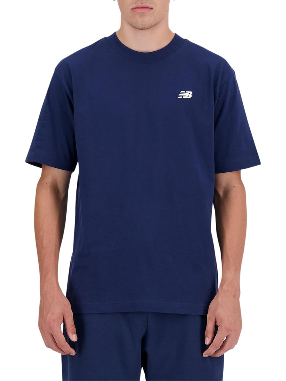 T-Shirt New Balance Small Logo Uomo - Blu