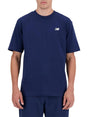 T-Shirt New Balance Small Logo Uomo - Blu