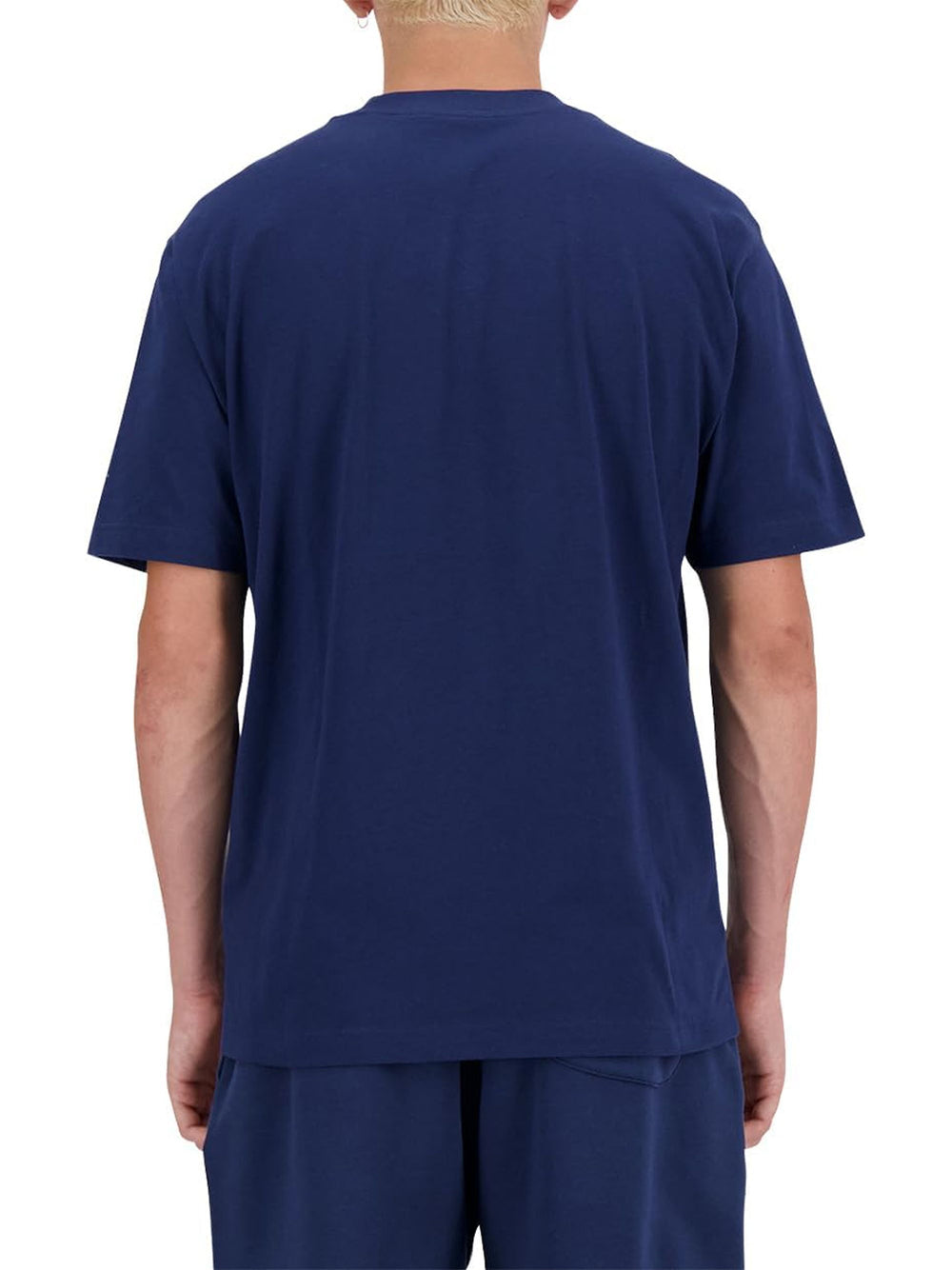 T-Shirt New Balance Small Logo Uomo - Blu