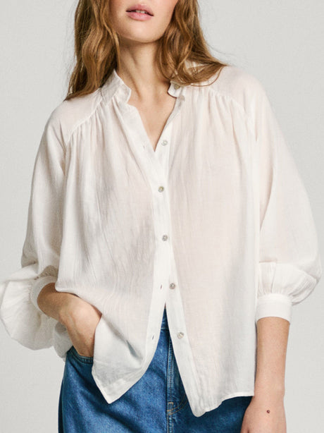 Camicia East Pepe Jeans Donna - Bianco