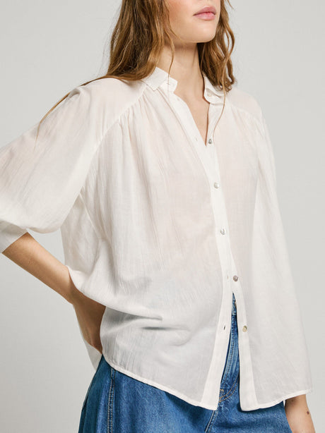 Camicia East Pepe Jeans Donna - Bianco