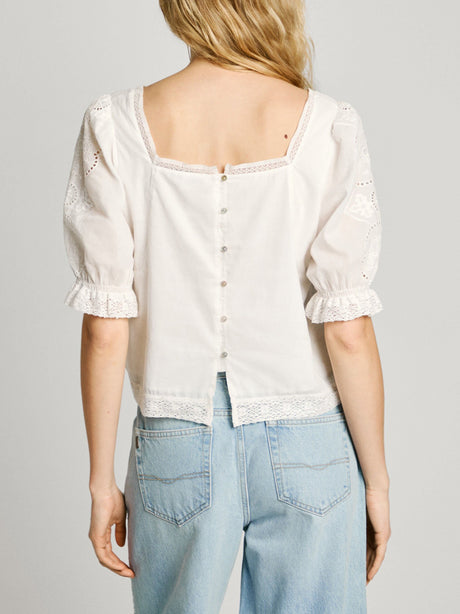 Camicia Casual Pepe Jeans Everly Donna - Bianco