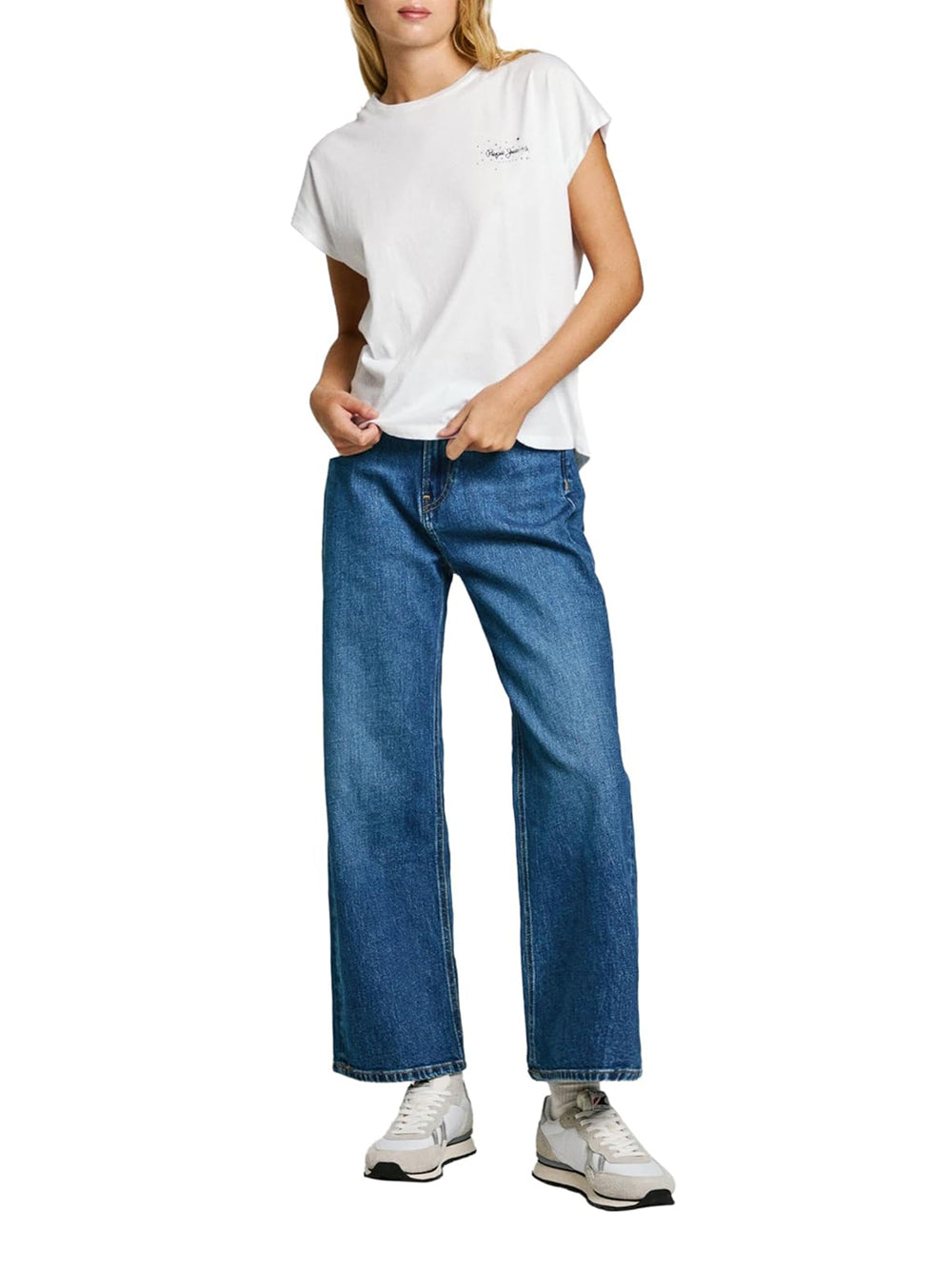 T-Shirt Pepe Jeans Lorena Donna - Bianco