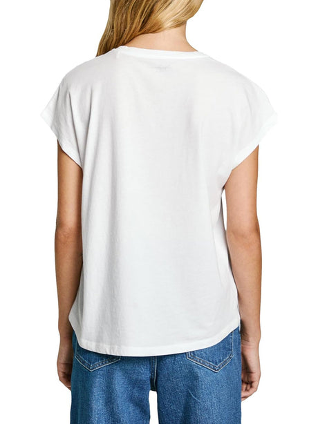 T-Shirt Pepe Jeans Lorena Donna - Bianco