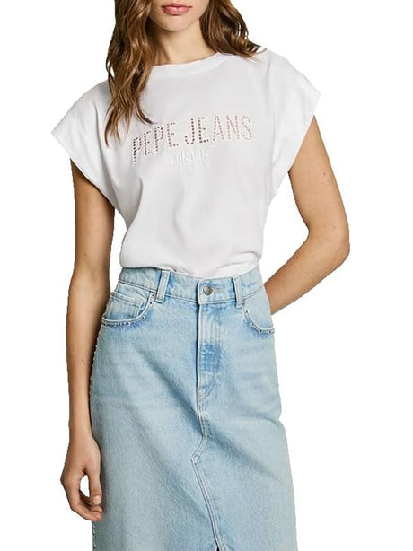 T-shirt Vivith Pepe Jeans Donna - Bianco