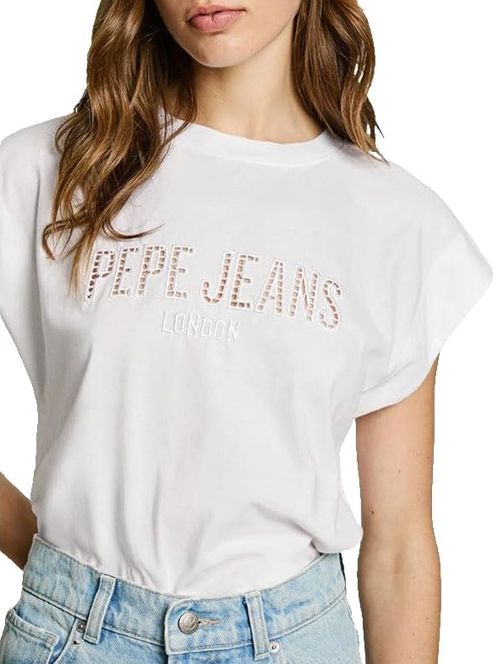 T-shirt Vivith Pepe Jeans Donna - Bianco