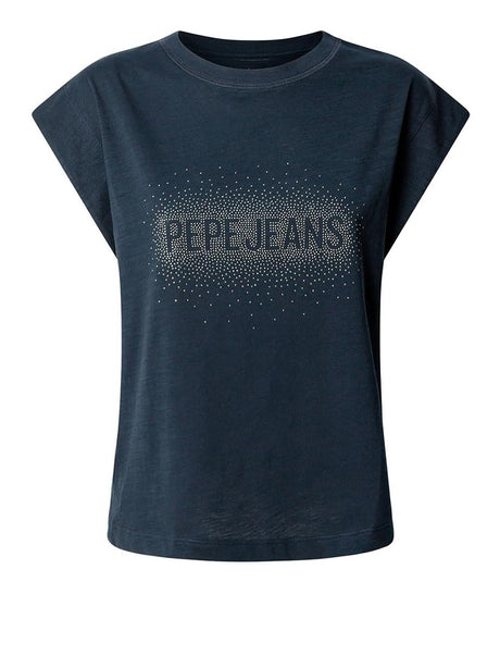 T-shirt Raya Pepe Jeans Donna - Blu