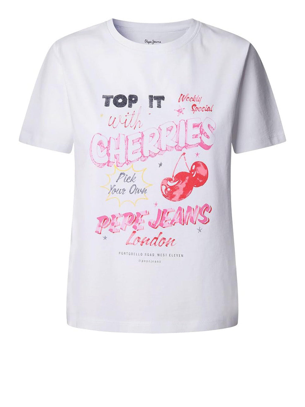 T-shirt Roxane Pepe Jeans Donna - Bianco