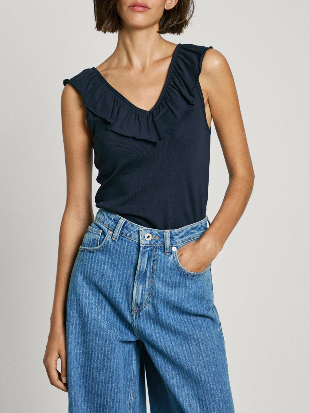 T-Shirt Millie Pepe Jeans Donna - Blu