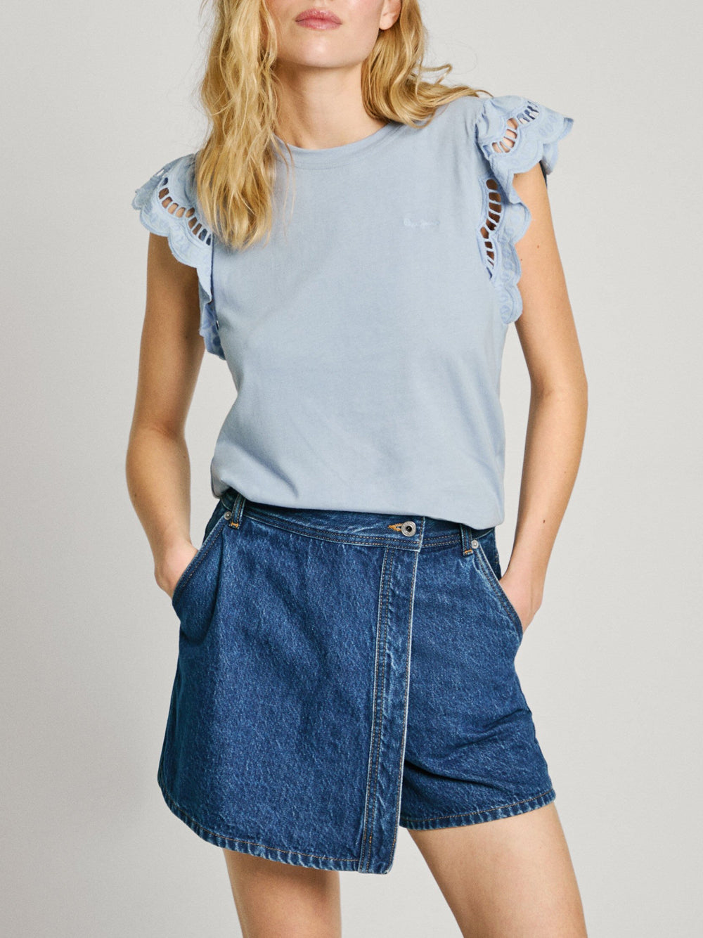 T-Shirt Pepe Jeans Donna - Blu