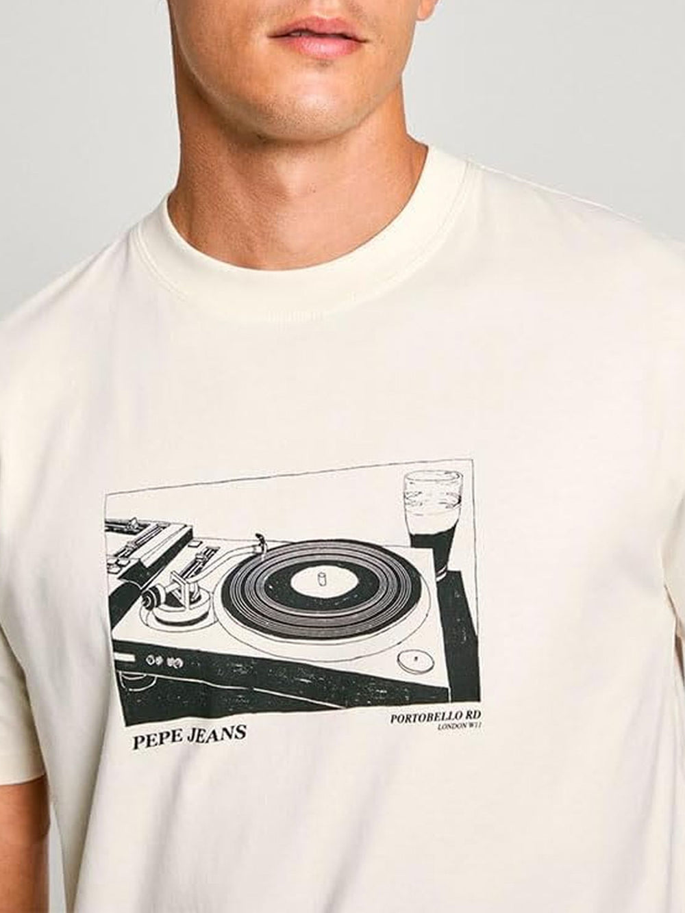 T-Shirt Perry Pepe Jeans Uomo - Bianco