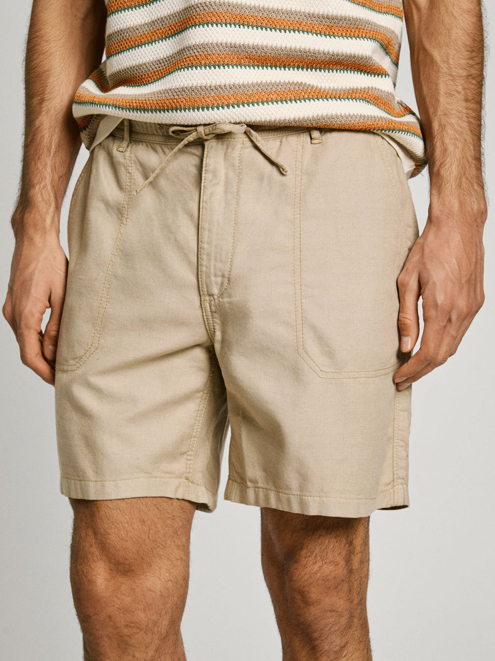 Bermuda Casual Pepe Jeans Uomo - Beige