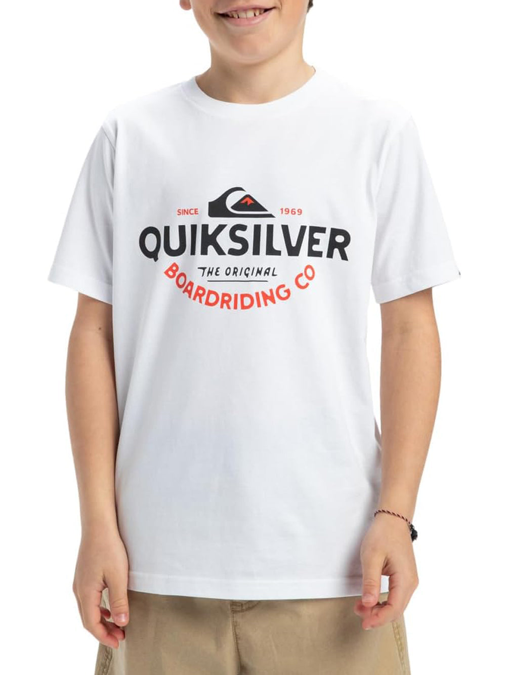 T-shirt Quicksilver Bambino - Bianco