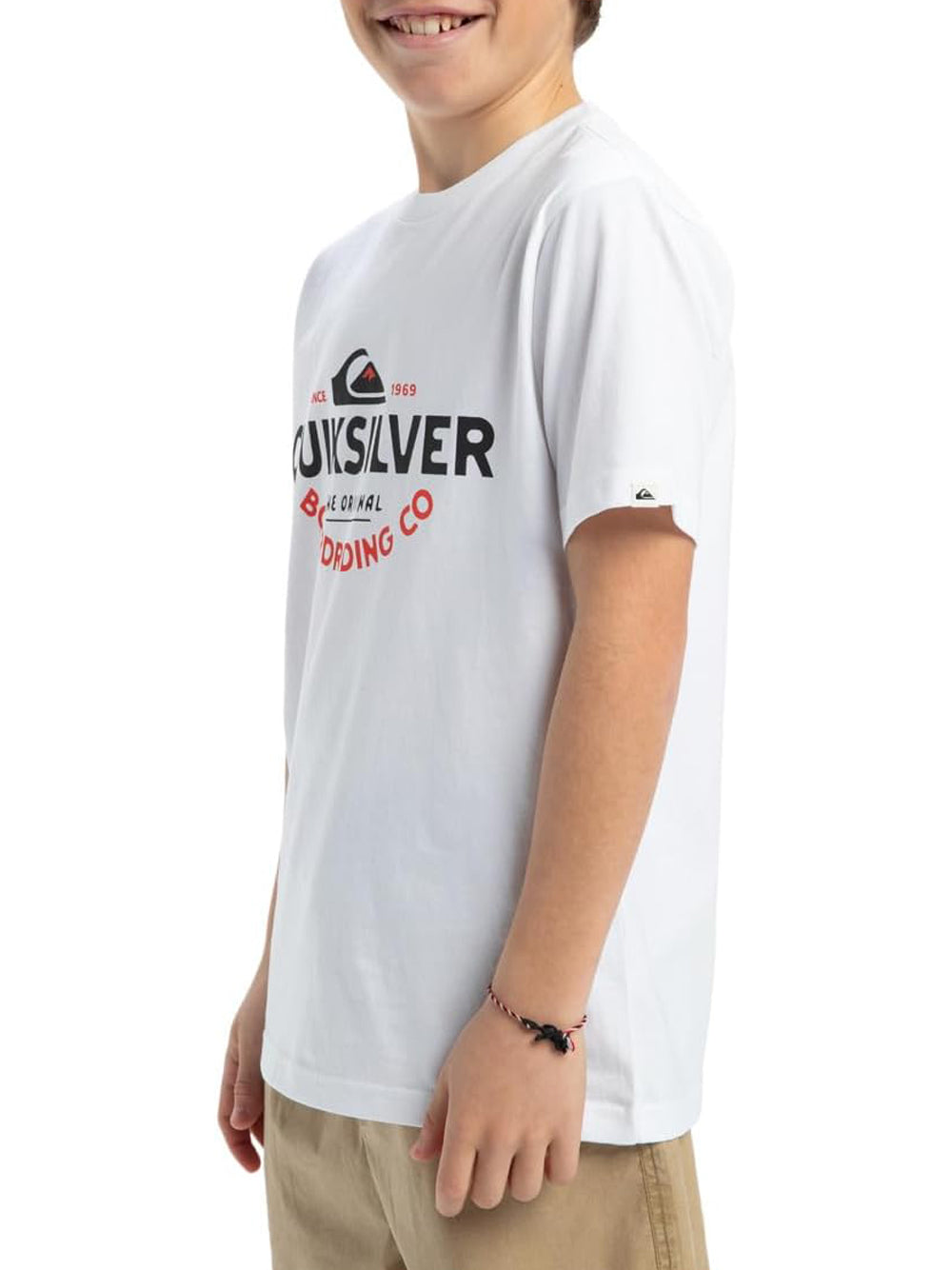 T-shirt Quicksilver Bambino - Bianco
