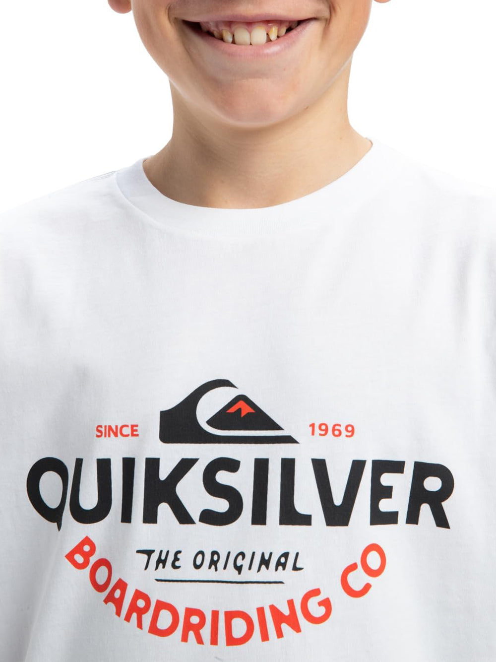 T-shirt Quicksilver Bambino - Bianco