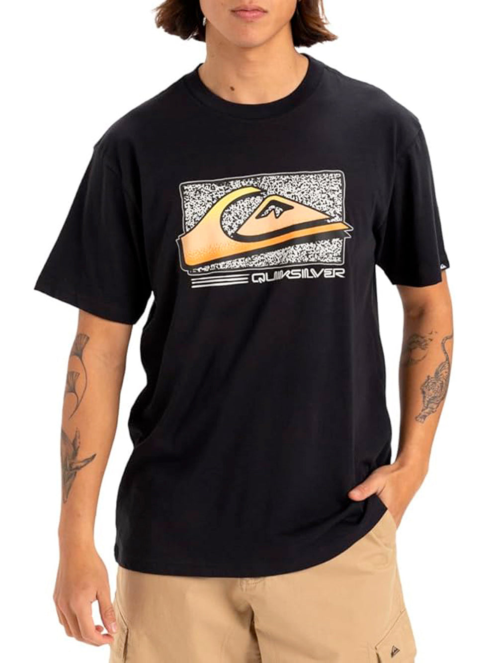 T-shirt Quicksilver Uomo - Nero