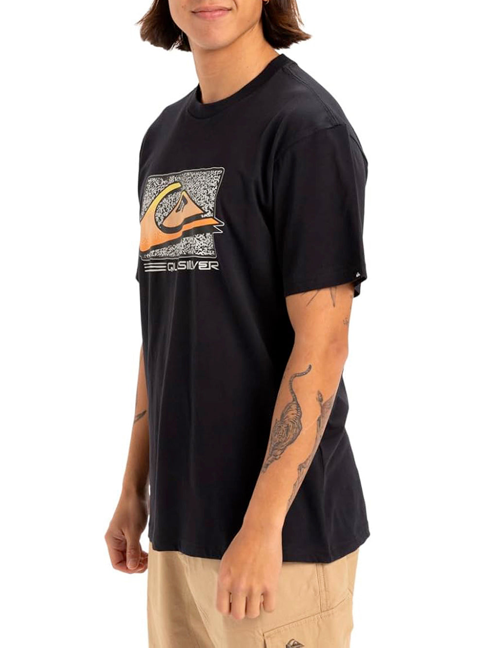 T-shirt Quicksilver Uomo - Nero