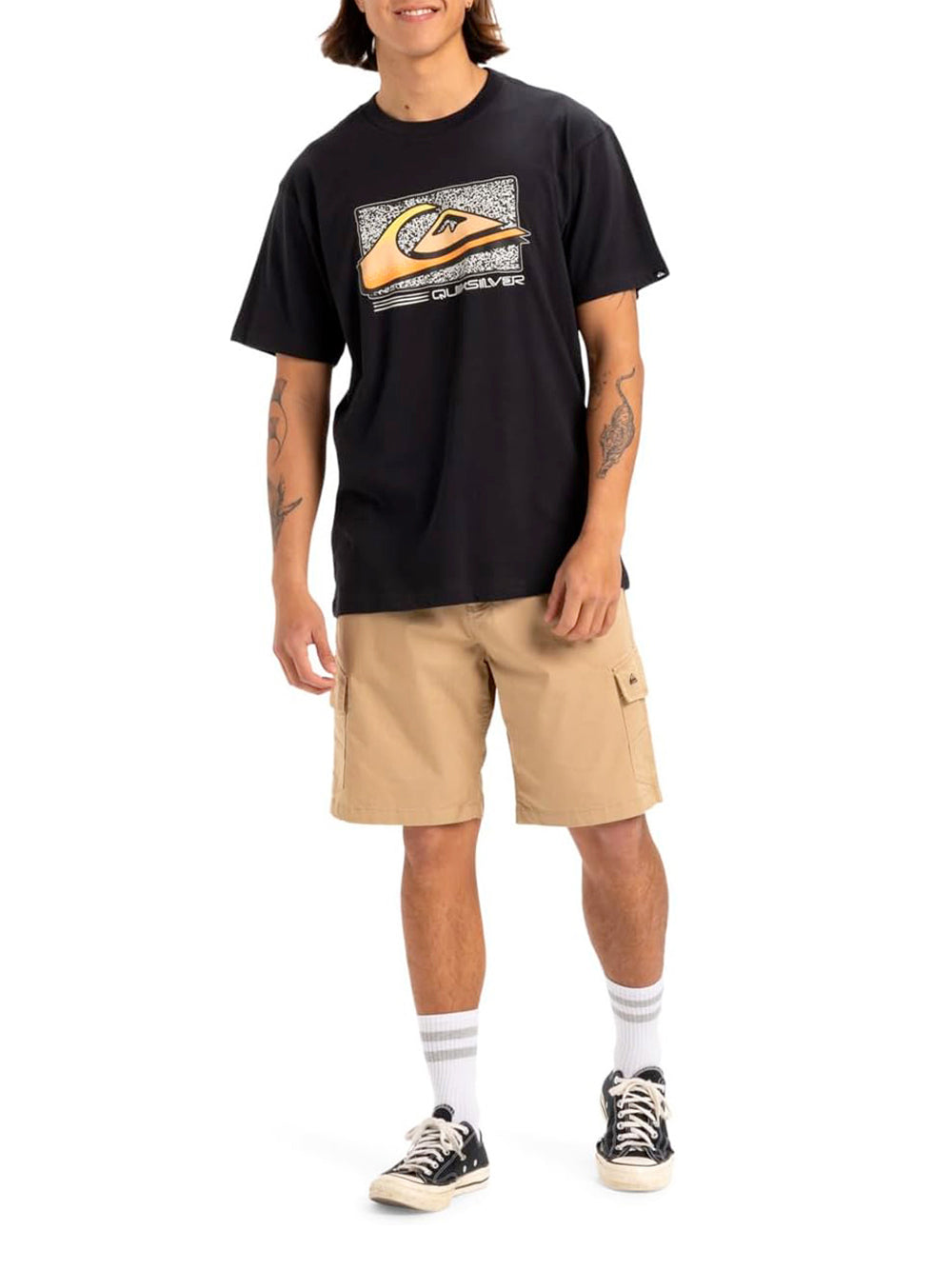 T-shirt Quicksilver Uomo - Nero